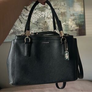 Coach Madison Mini Christie - Navy Blue Saffiano Leather